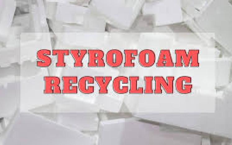 Styrofoam recycling